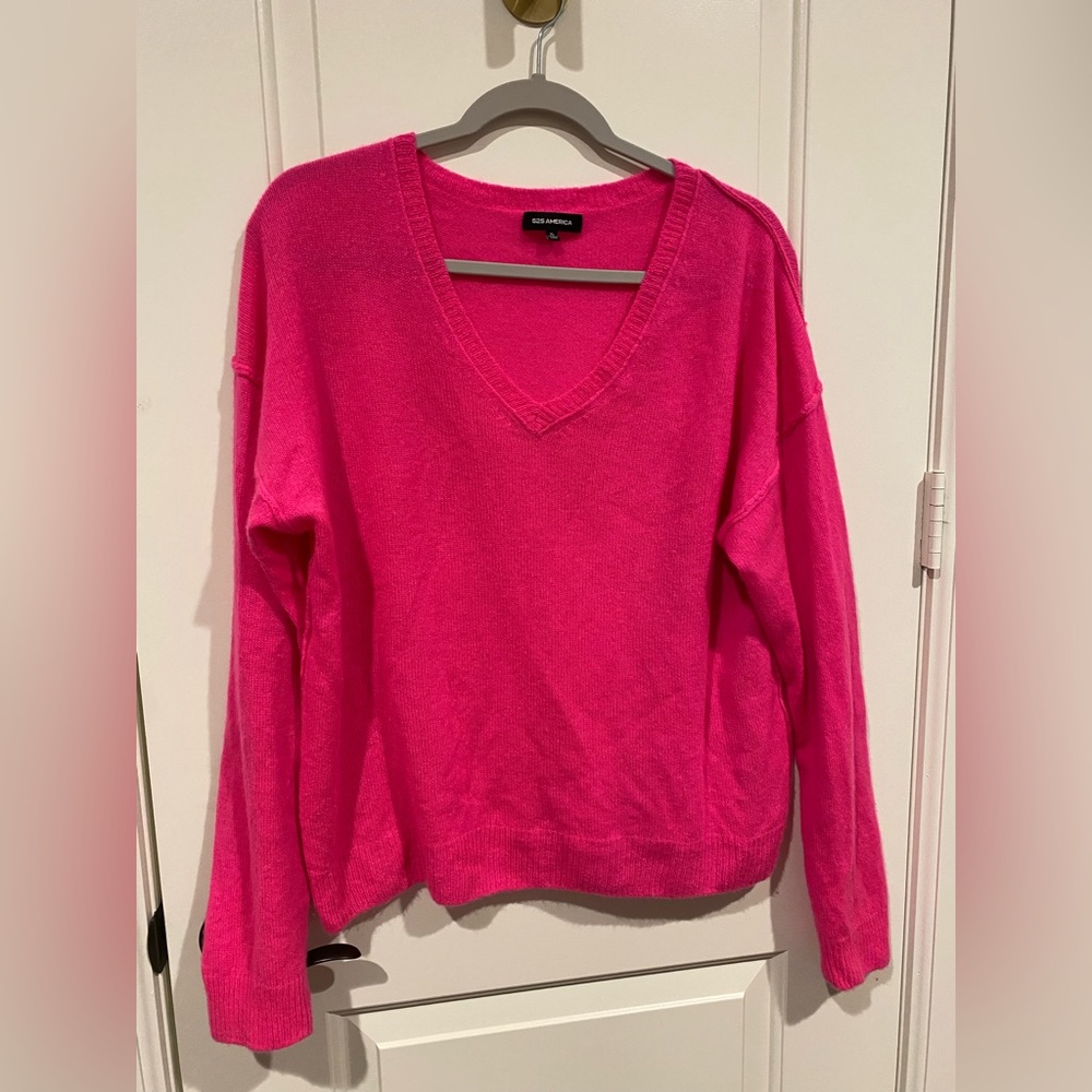 525 america cashmere sweater XL Vneck
